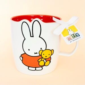 Miffy and Teddy White and Orange Mug